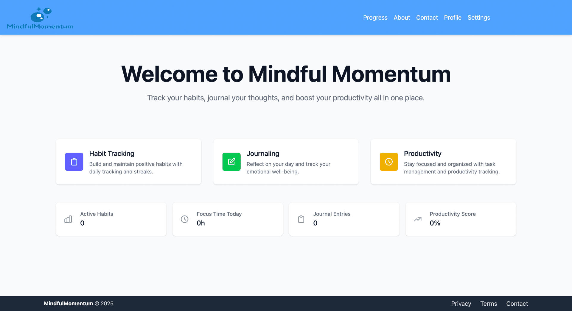 MindfulMomentum App