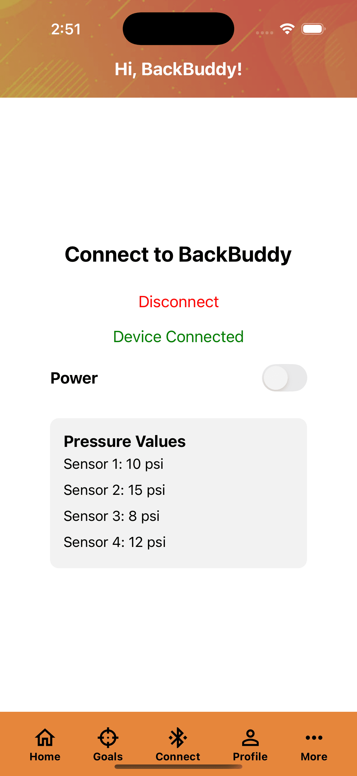 BackBuddy screenshot