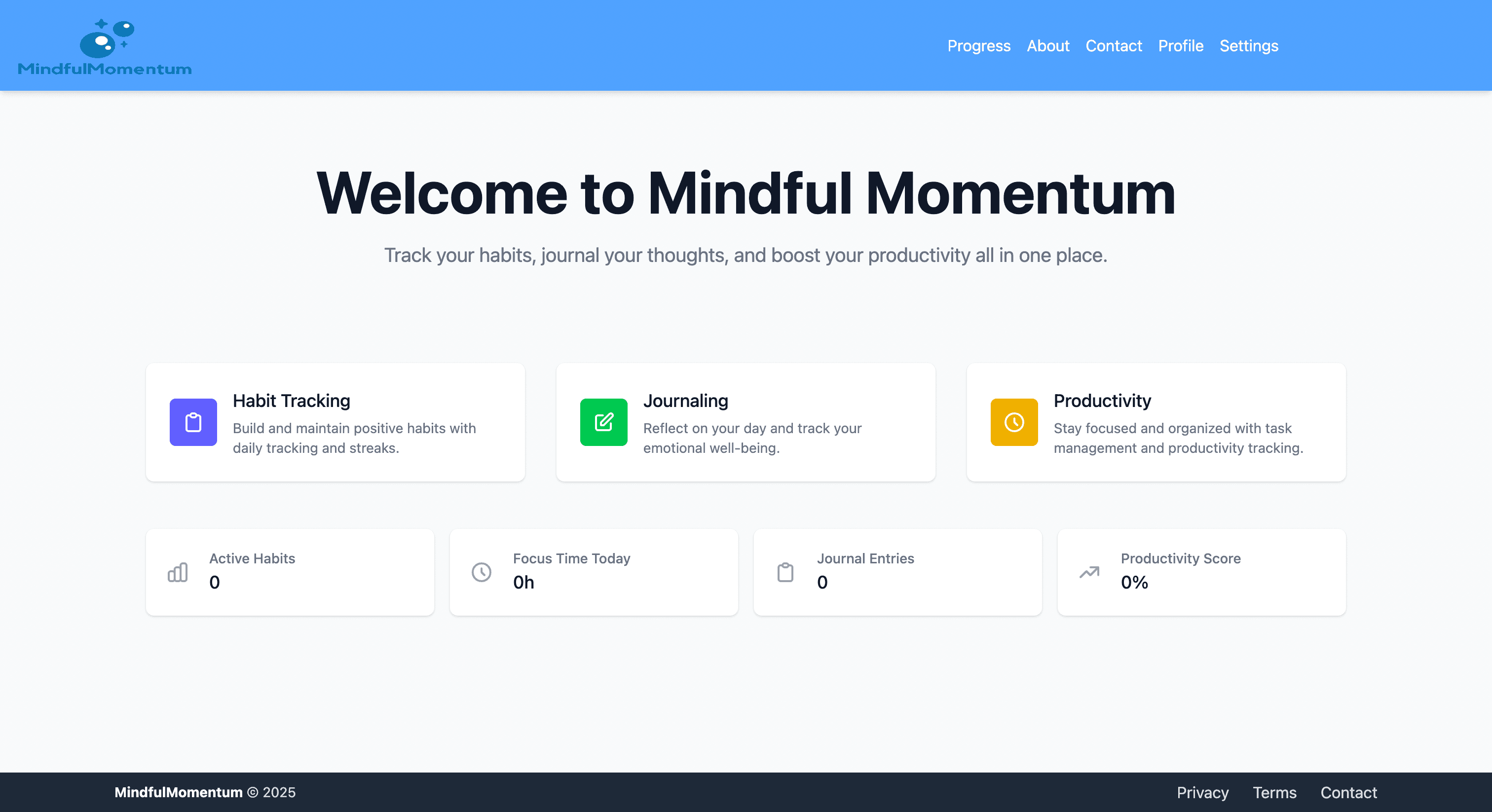 MindfulMomentum screenshot
